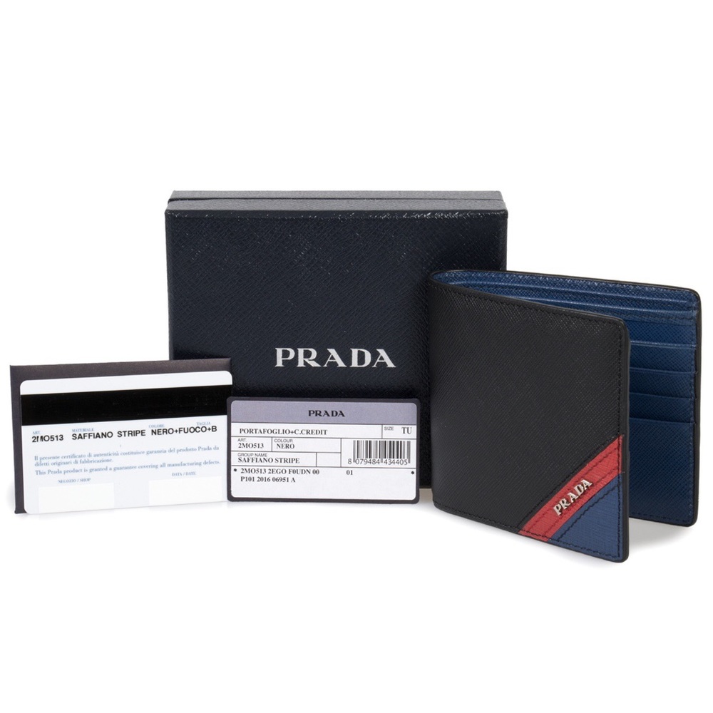 Men’s Prada Saffiano Leather 8 Card Wallet